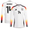 Original Fußballtrikot Deutschland Musiala 14 Heimtrikot EURO 2024 Langarm Für Herren